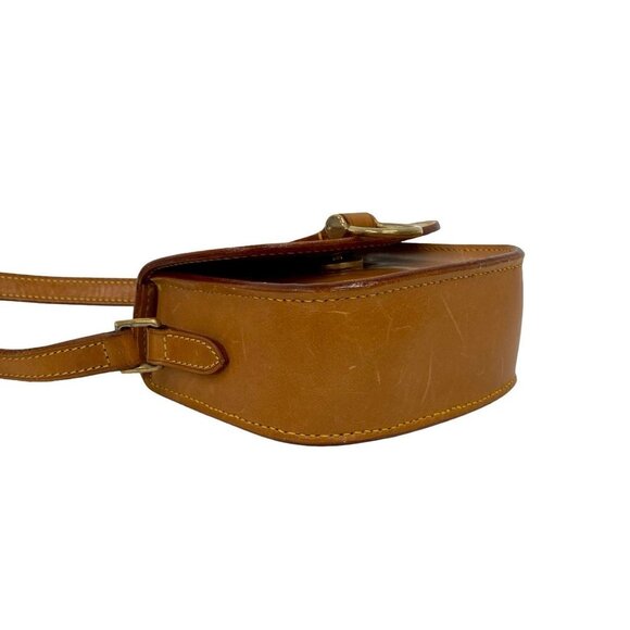 LOUIS VUITTON Brown Leather Pochette Shoulder Bag - Picture 7 of 10